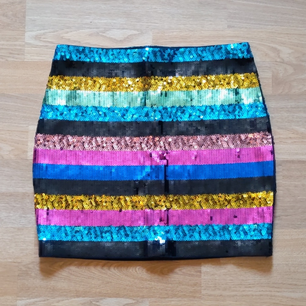 Express Sequin Miniskirt size S